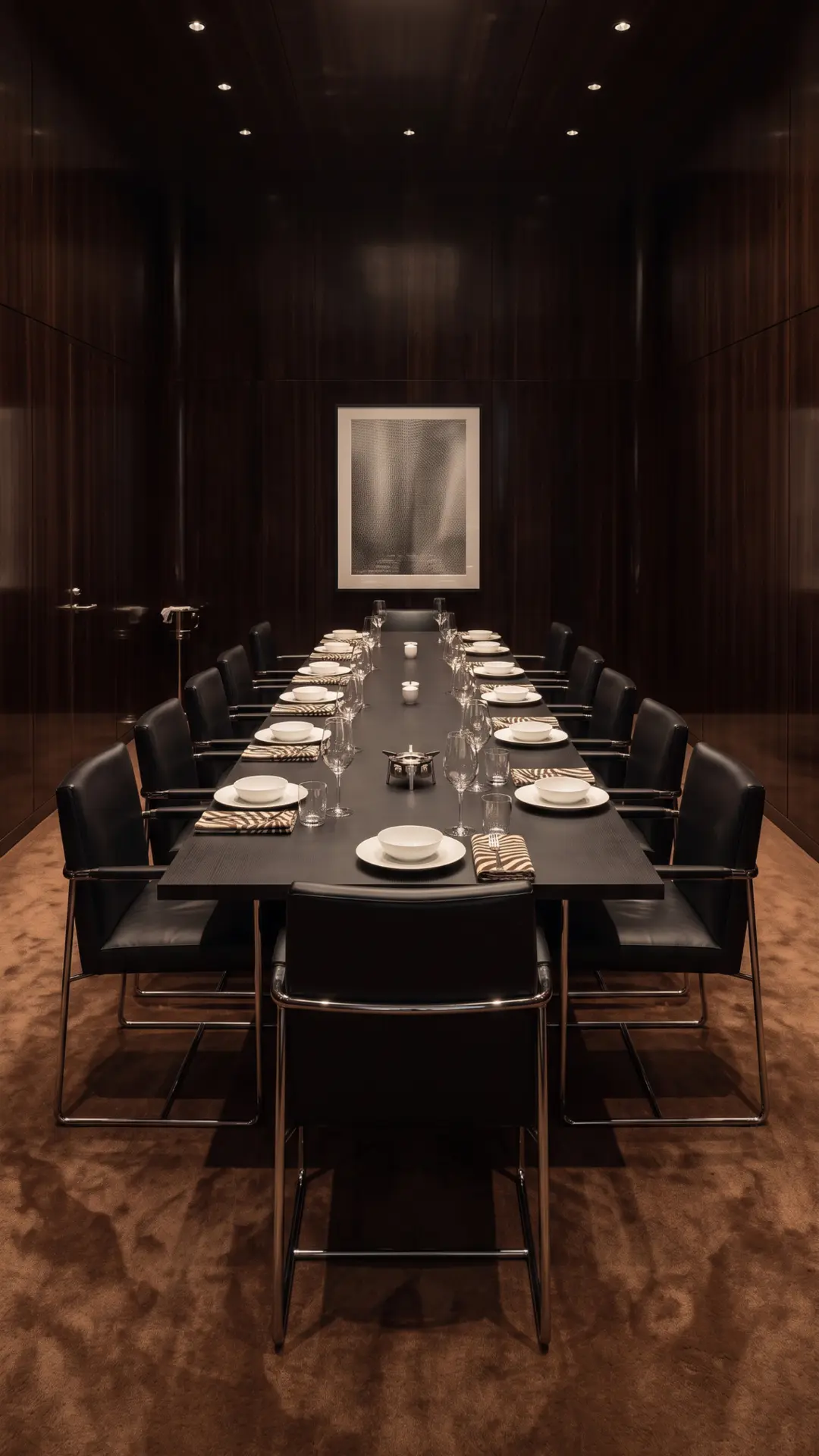 Oyster Bar, Paris concept — private dining room